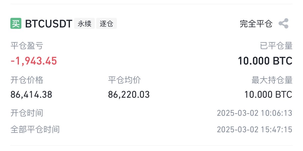 实盘截图